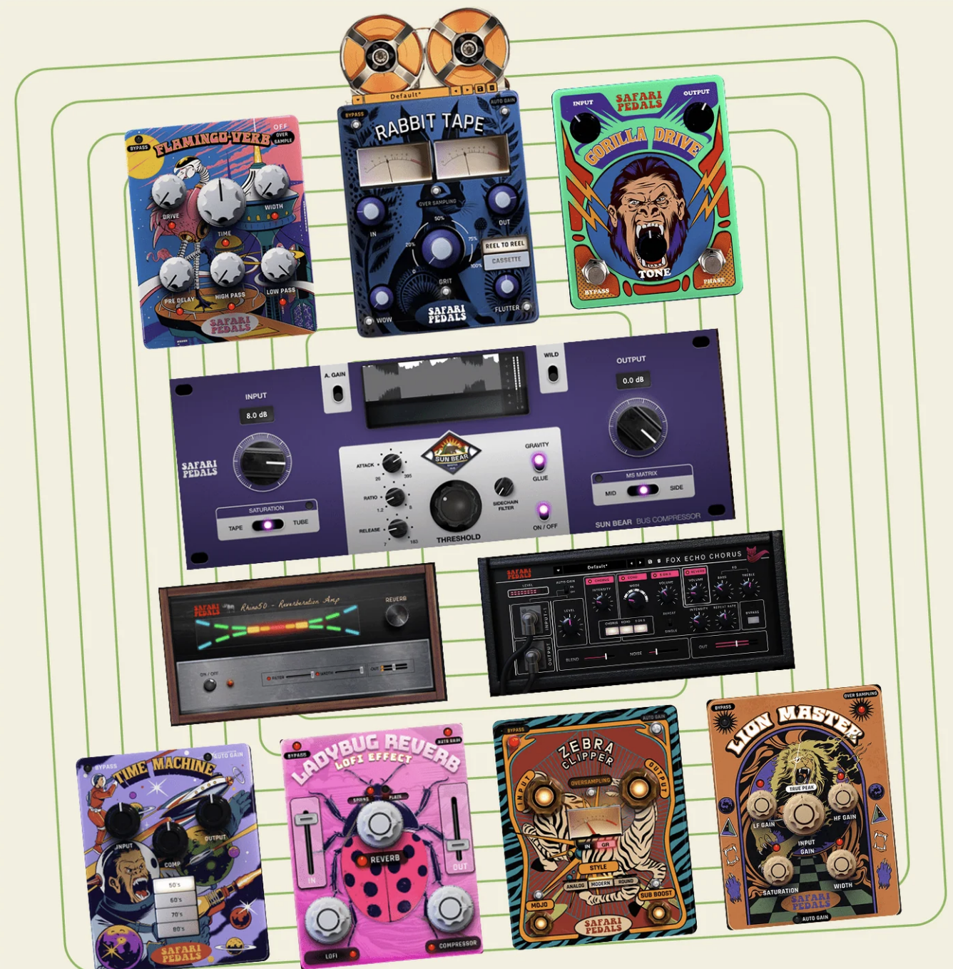 Safari Pedals 13 Plugin Bundle